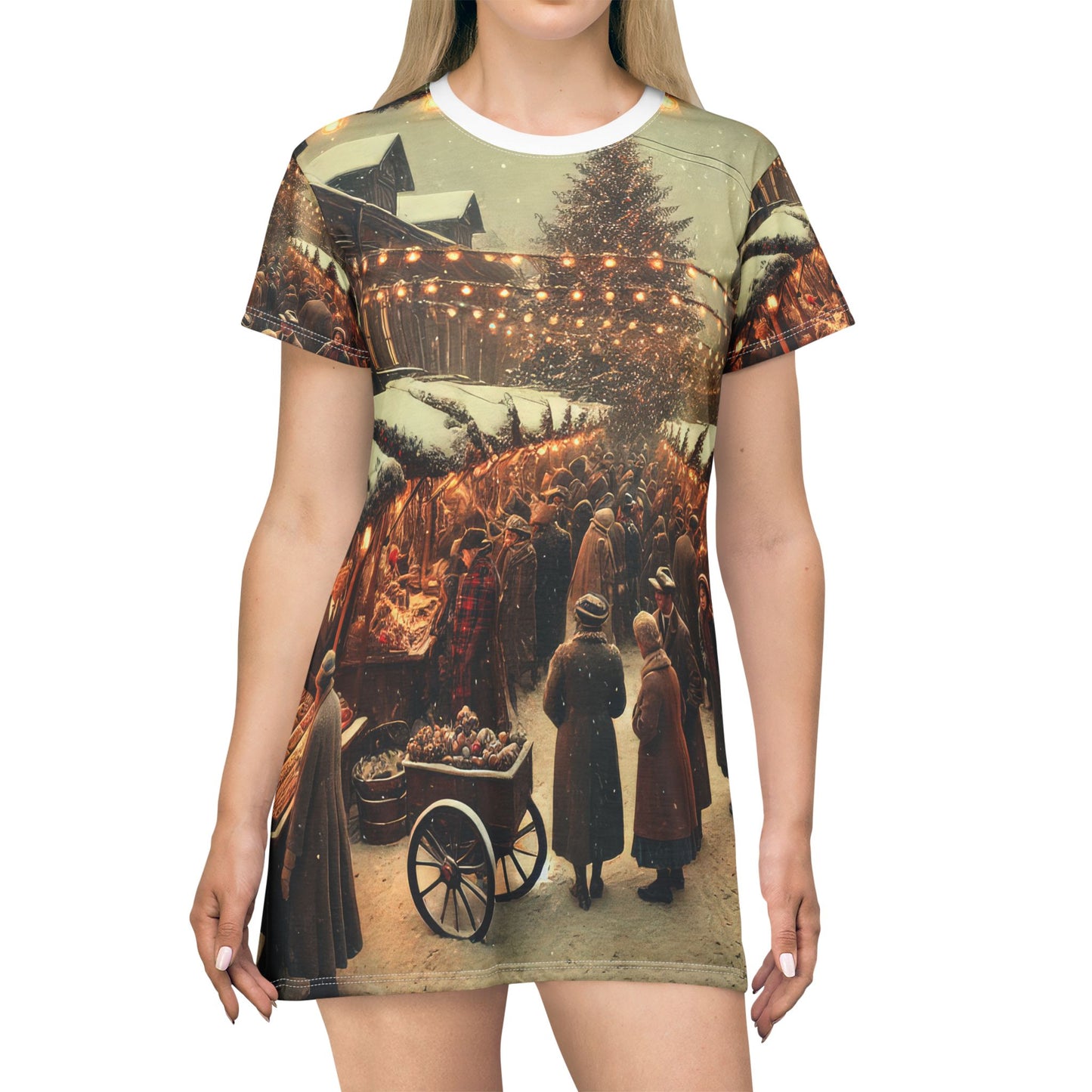 T-Shirt Dress (AOP)