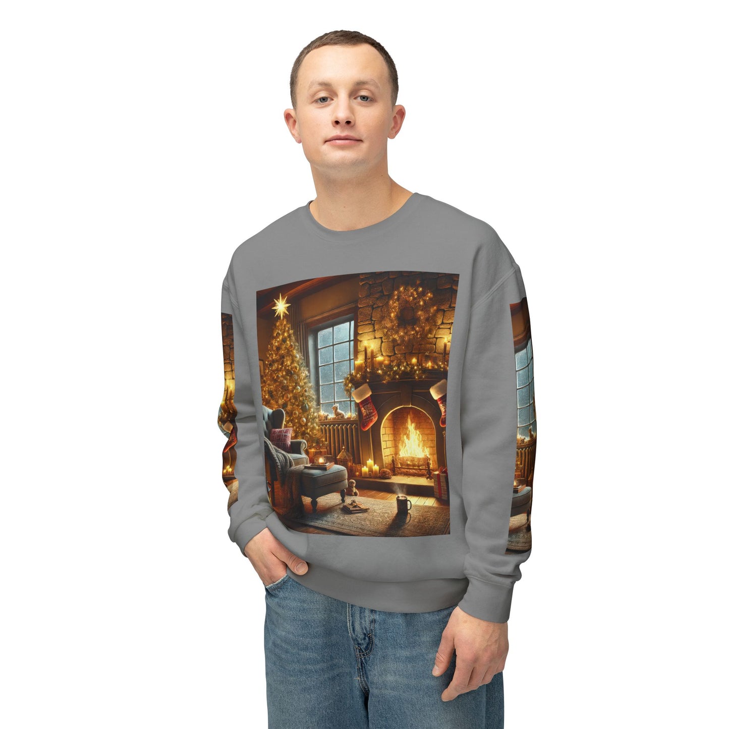 Unisex Lightweight Crewneck Sweatshirt