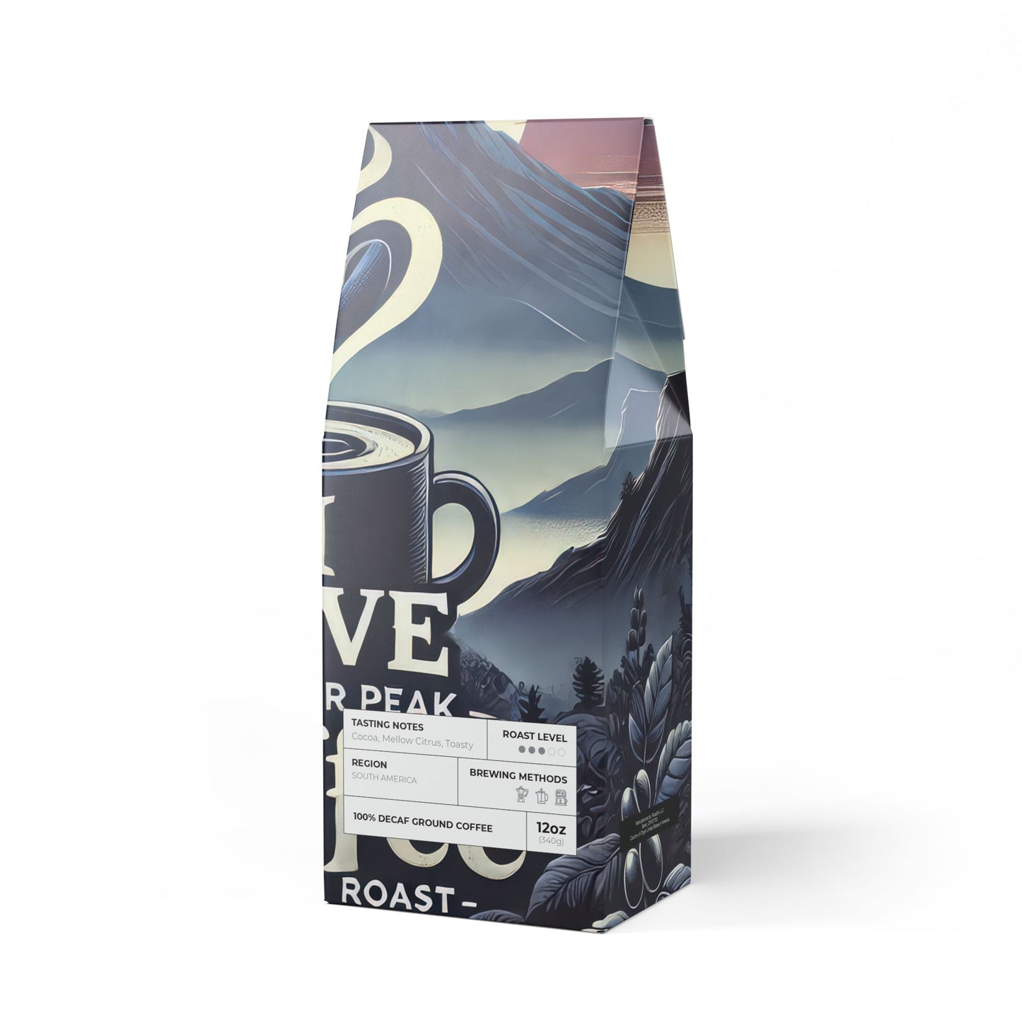 Trapper Peak Decaf Coffee Blend (Medium Roast)