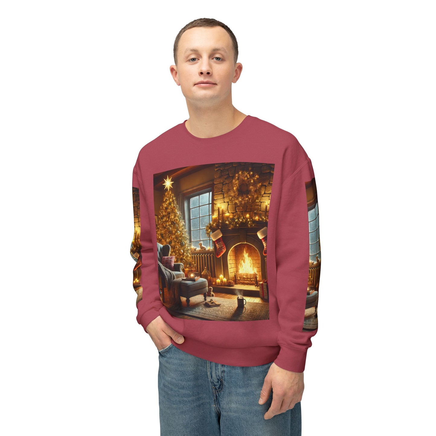 Unisex Lightweight Crewneck Sweatshirt