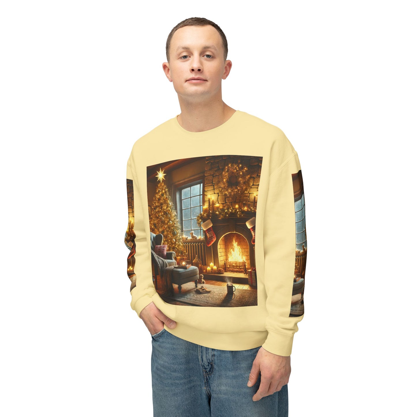 Unisex Lightweight Crewneck Sweatshirt