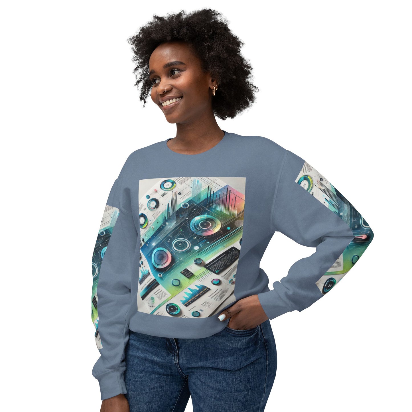 Unisex Lightweight Crewneck Sweatshirt