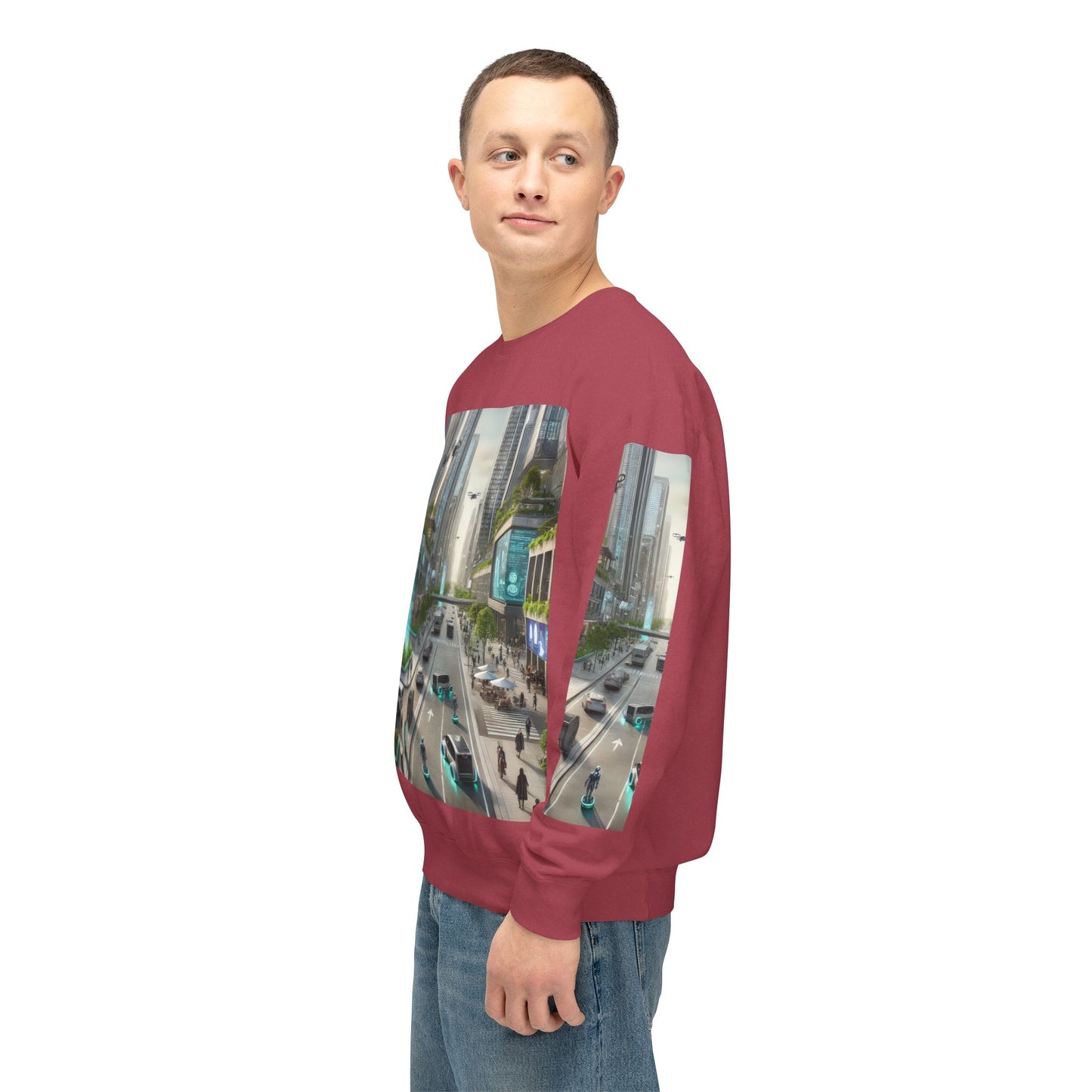 Unisex Lightweight Crewneck Sweatshirt