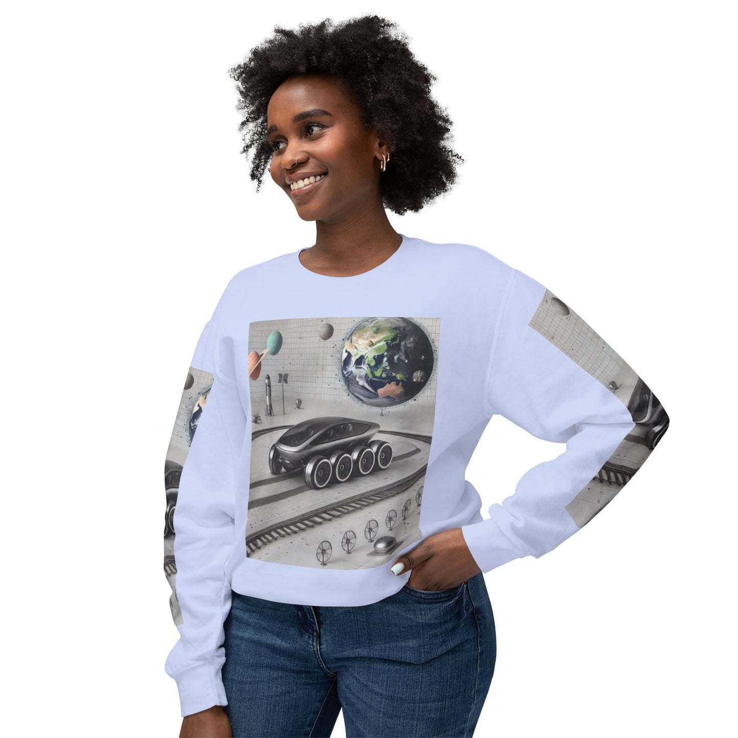 Unisex Lightweight Crewneck Sweatshirt