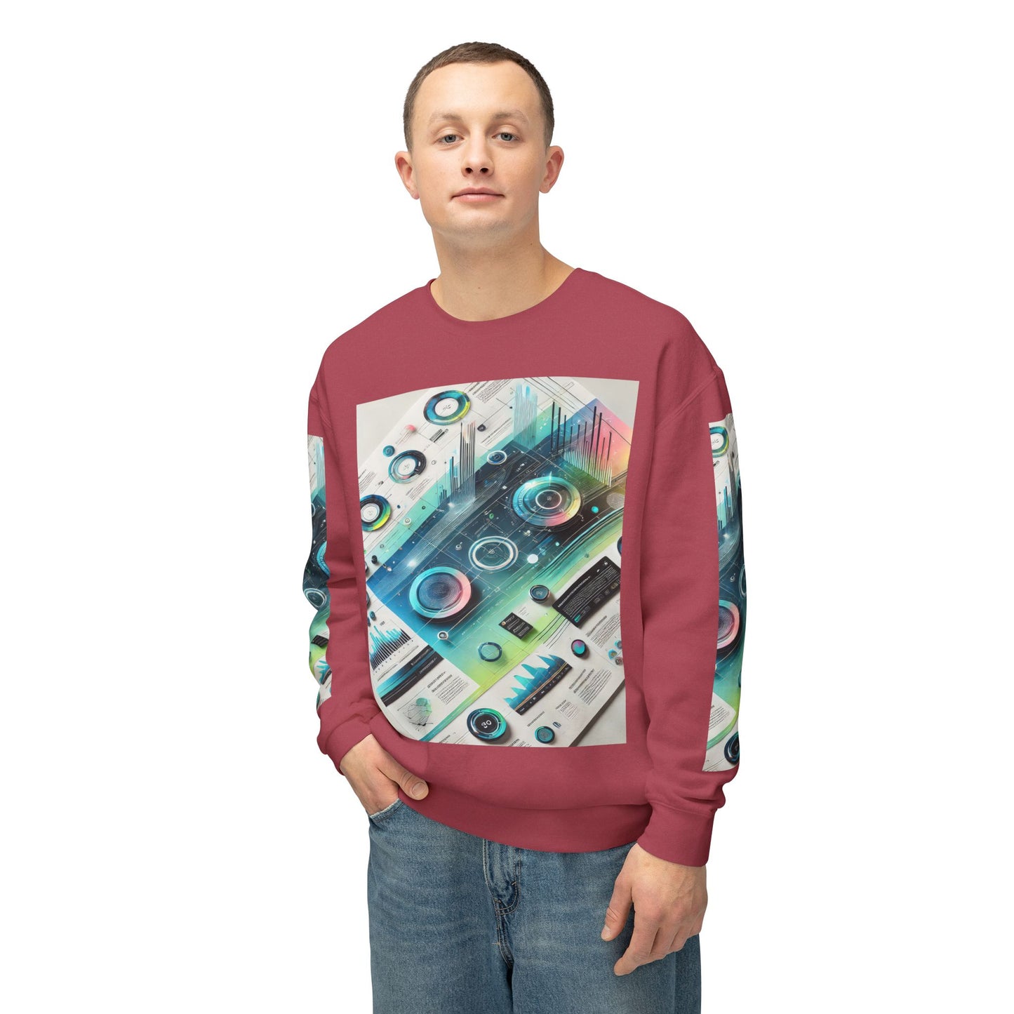 Unisex Lightweight Crewneck Sweatshirt