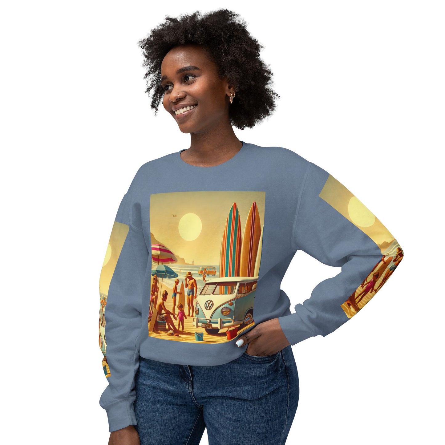 Unisex Lightweight Crewneck Sweatshirt