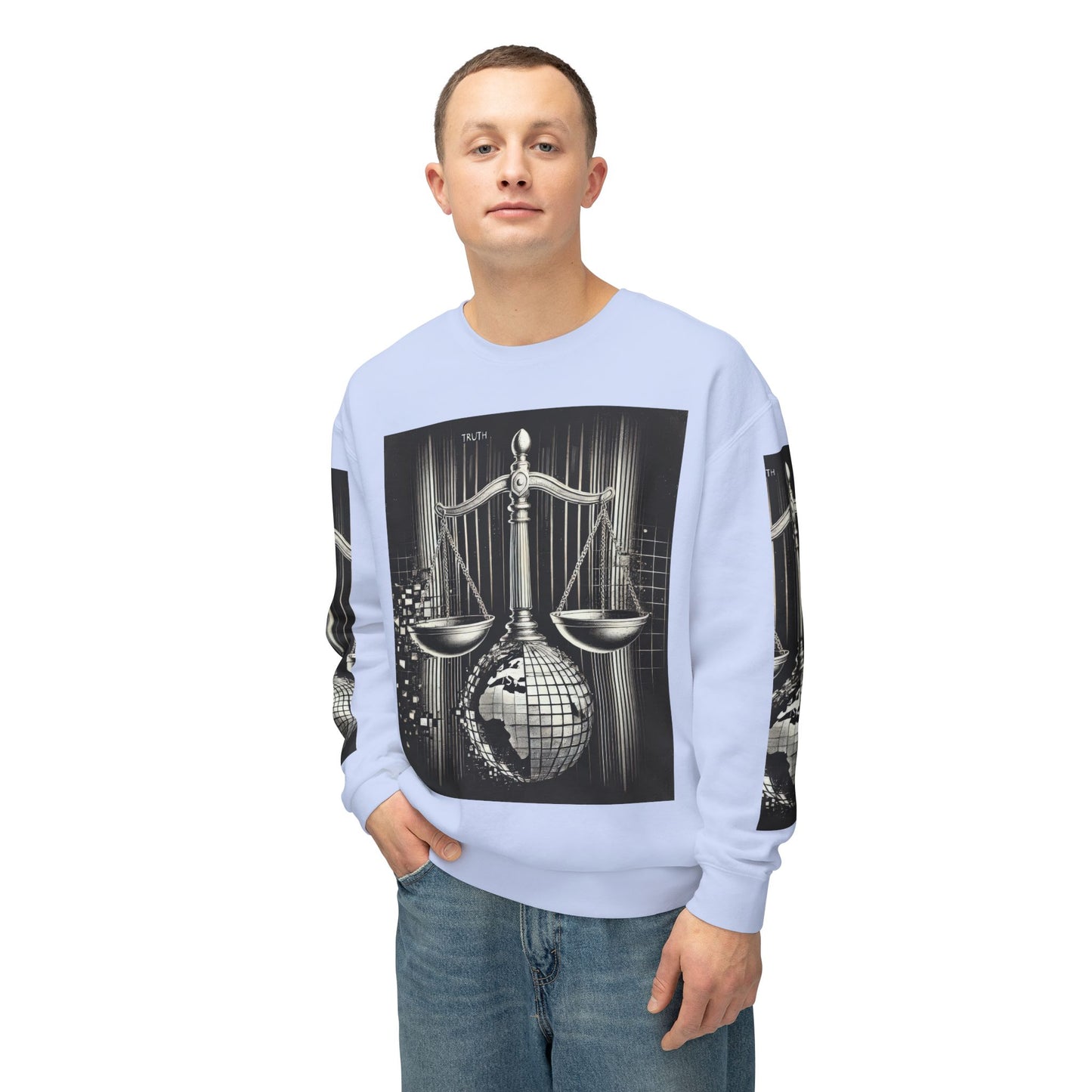 Unisex Lightweight Crewneck Sweatshirt