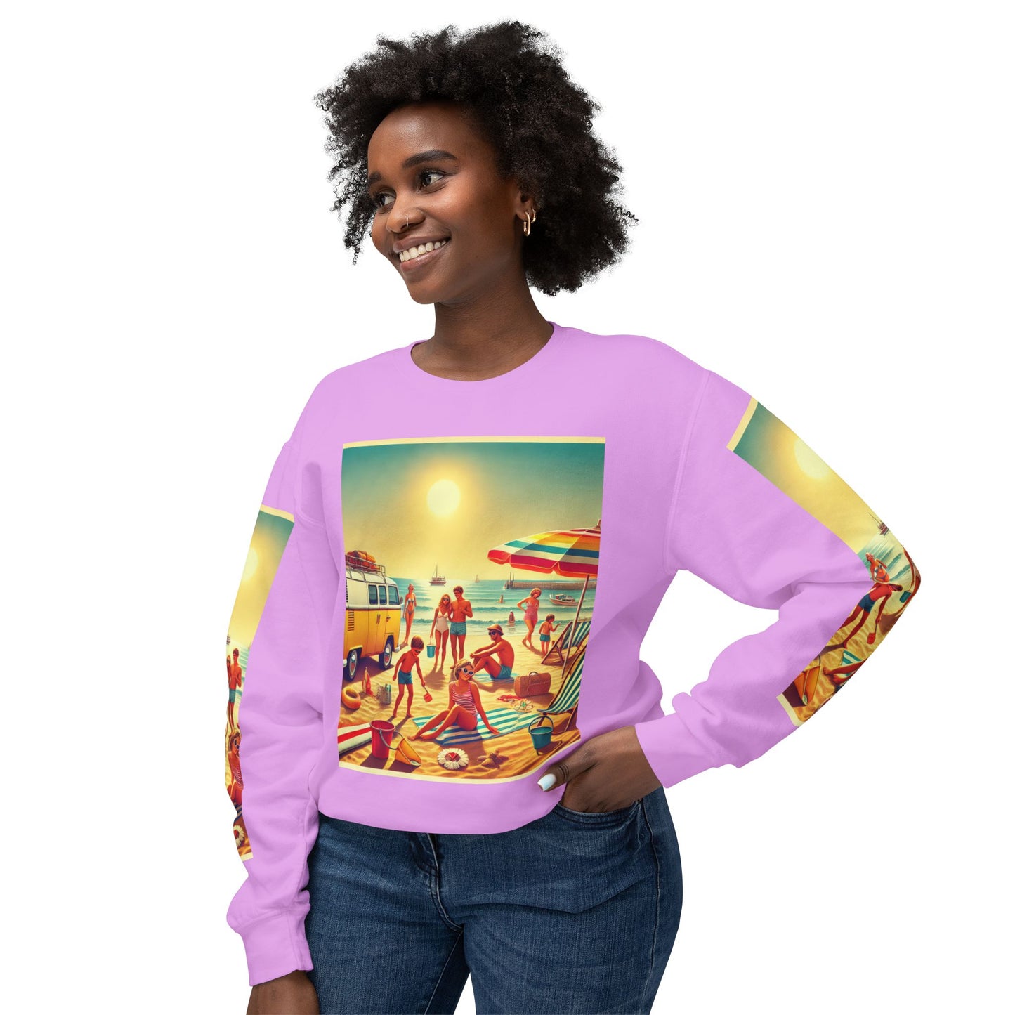 Unisex Lightweight Crewneck Sweatshirt