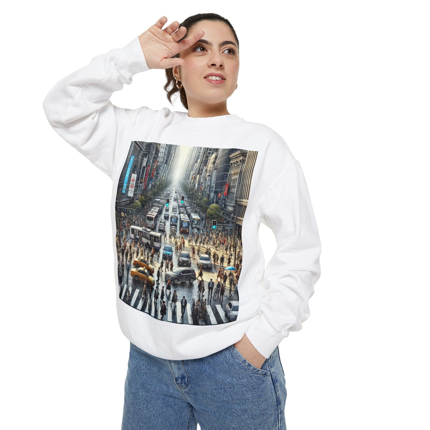 Unisex Garment-Dyed Sweatshirt