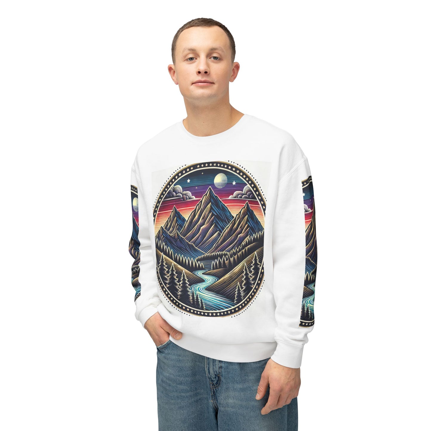 Unisex Lightweight Crewneck Sweatshirt