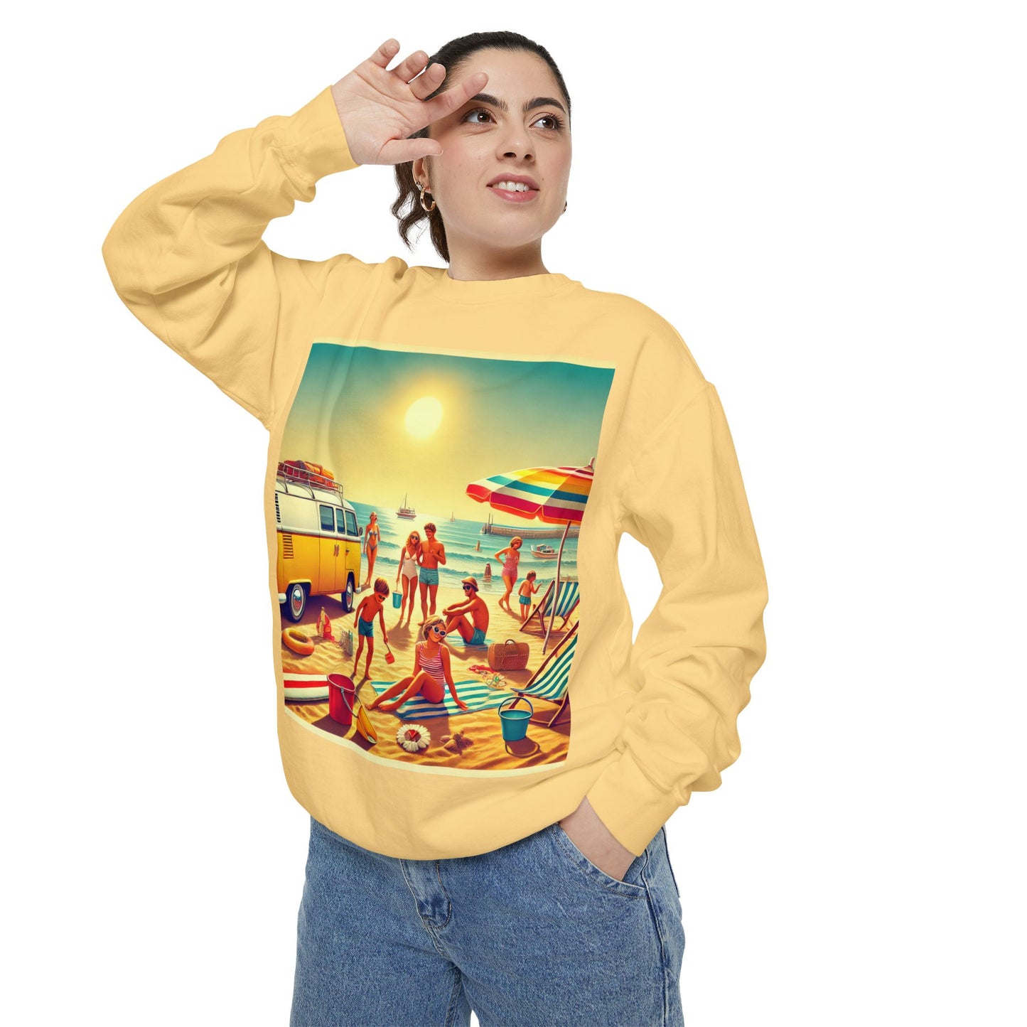 Unisex Garment-Dyed Sweatshirt