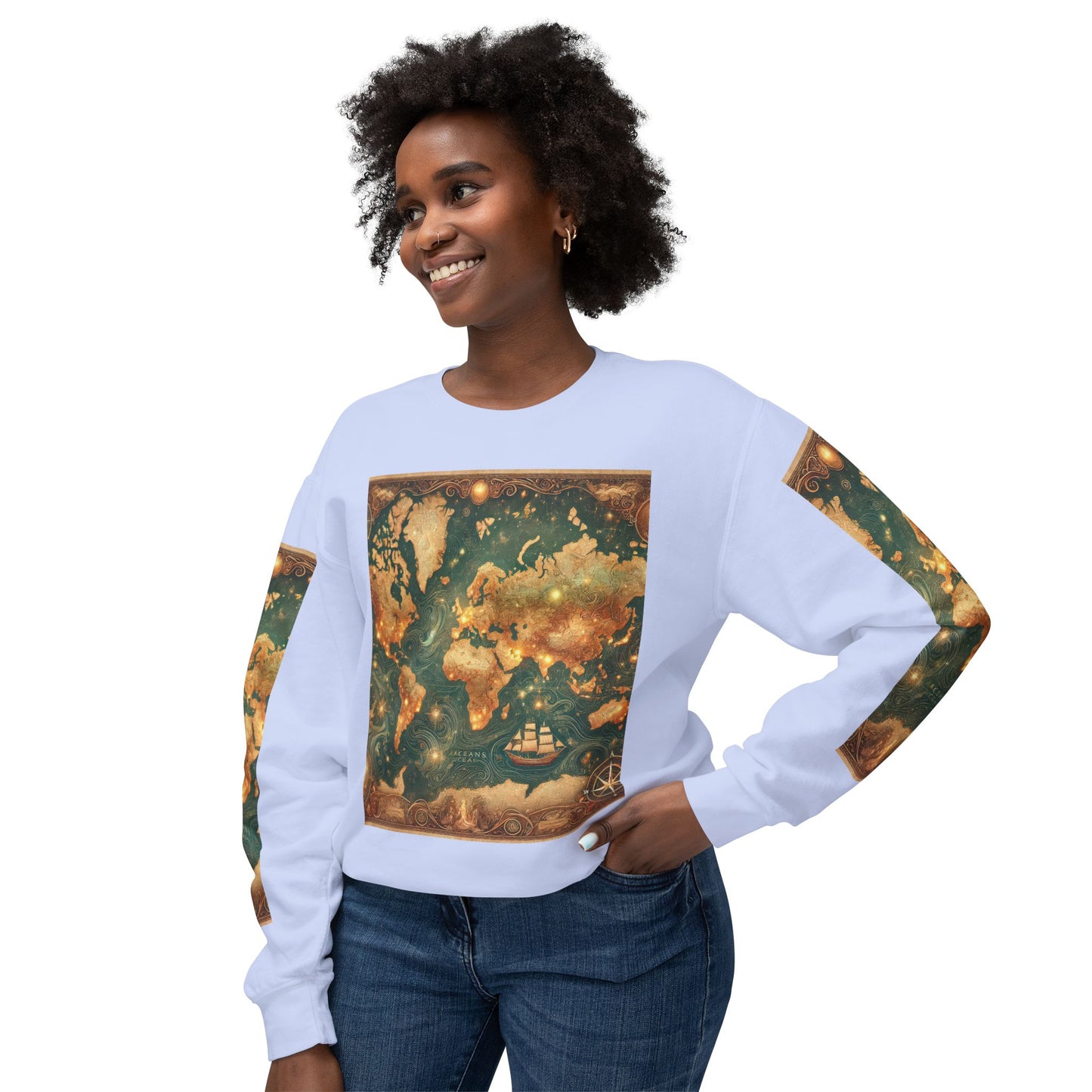 Unisex Lightweight Crewneck Sweatshirt