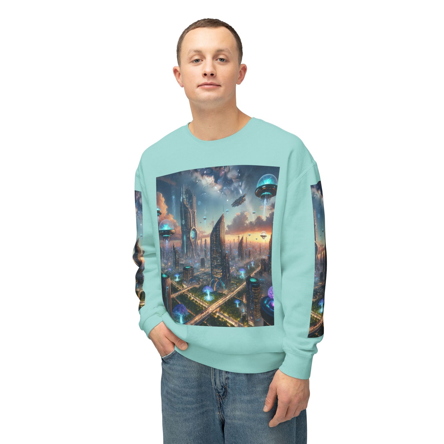 Unisex Lightweight Crewneck Sweatshirt