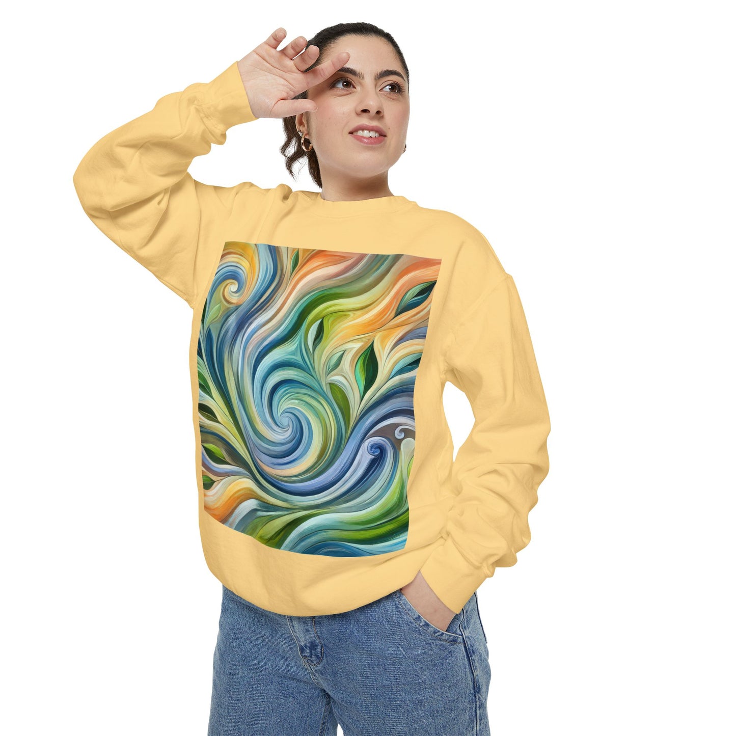 Unisex Garment-Dyed Sweatshirt