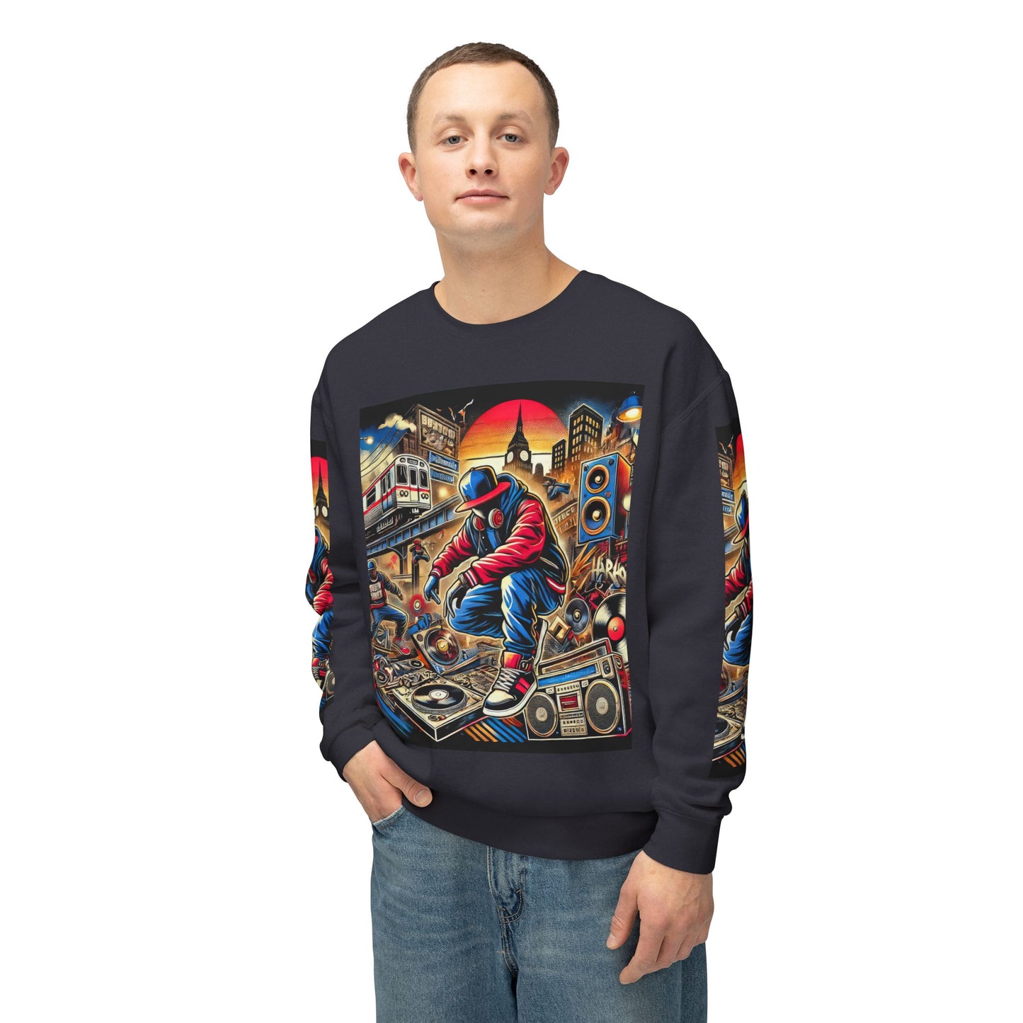 Unisex Lightweight Crewneck Sweatshirt