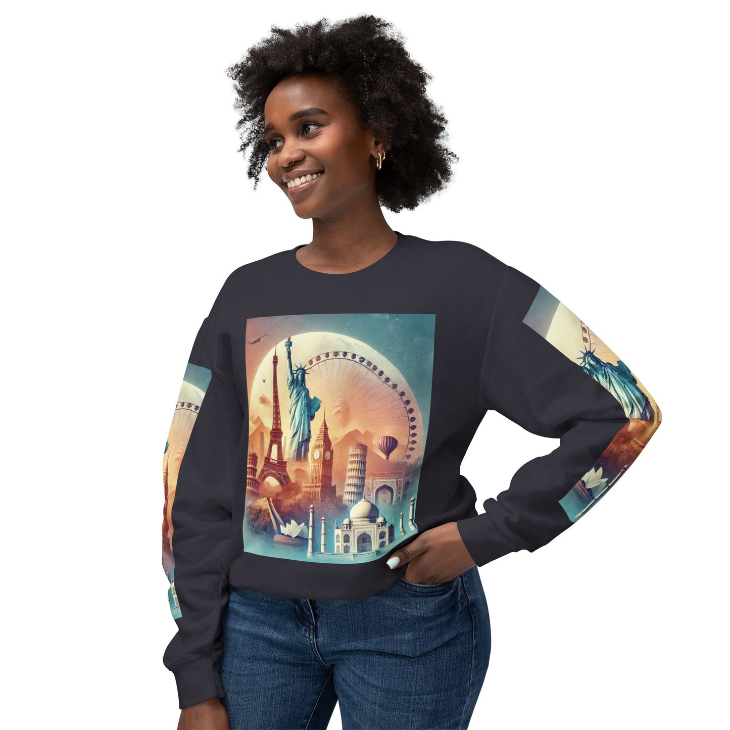 Unisex Lightweight Crewneck Sweatshirt