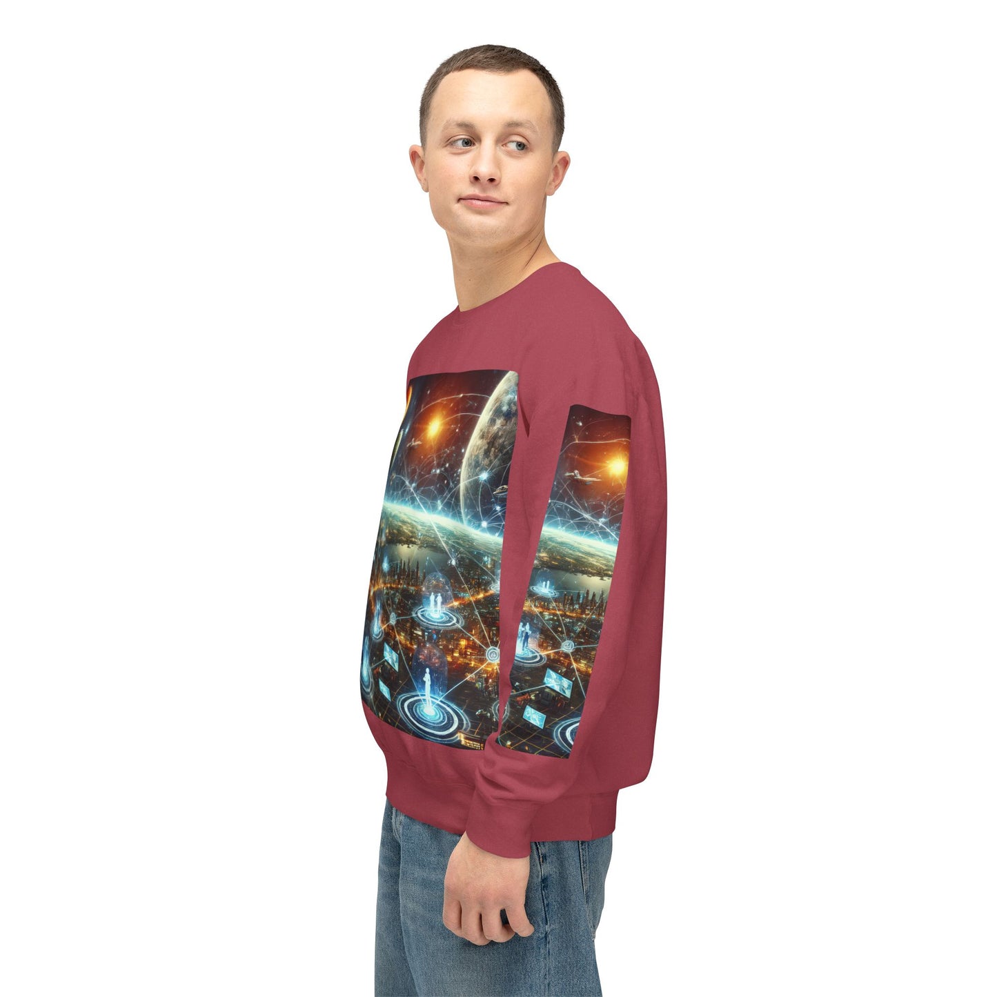 Unisex Lightweight Crewneck Sweatshirt