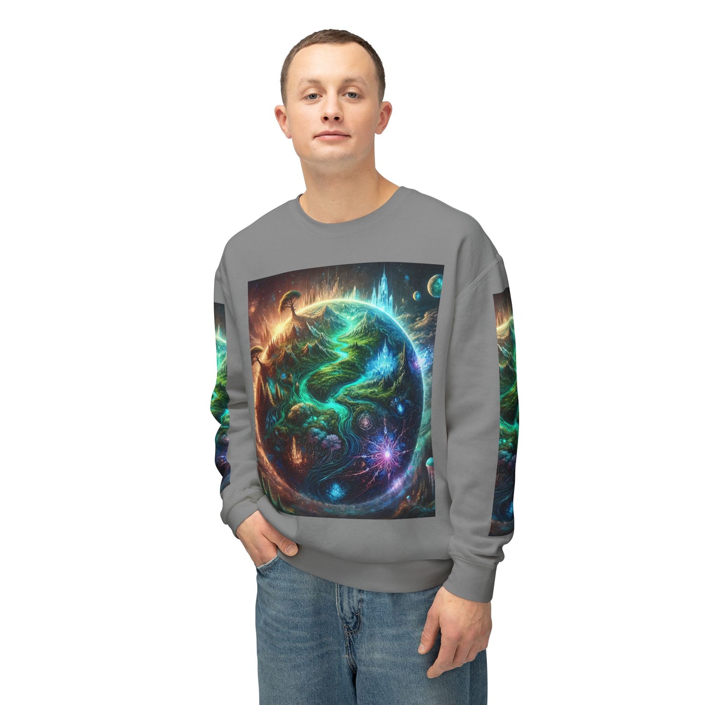 Unisex Lightweight Crewneck Sweatshirt