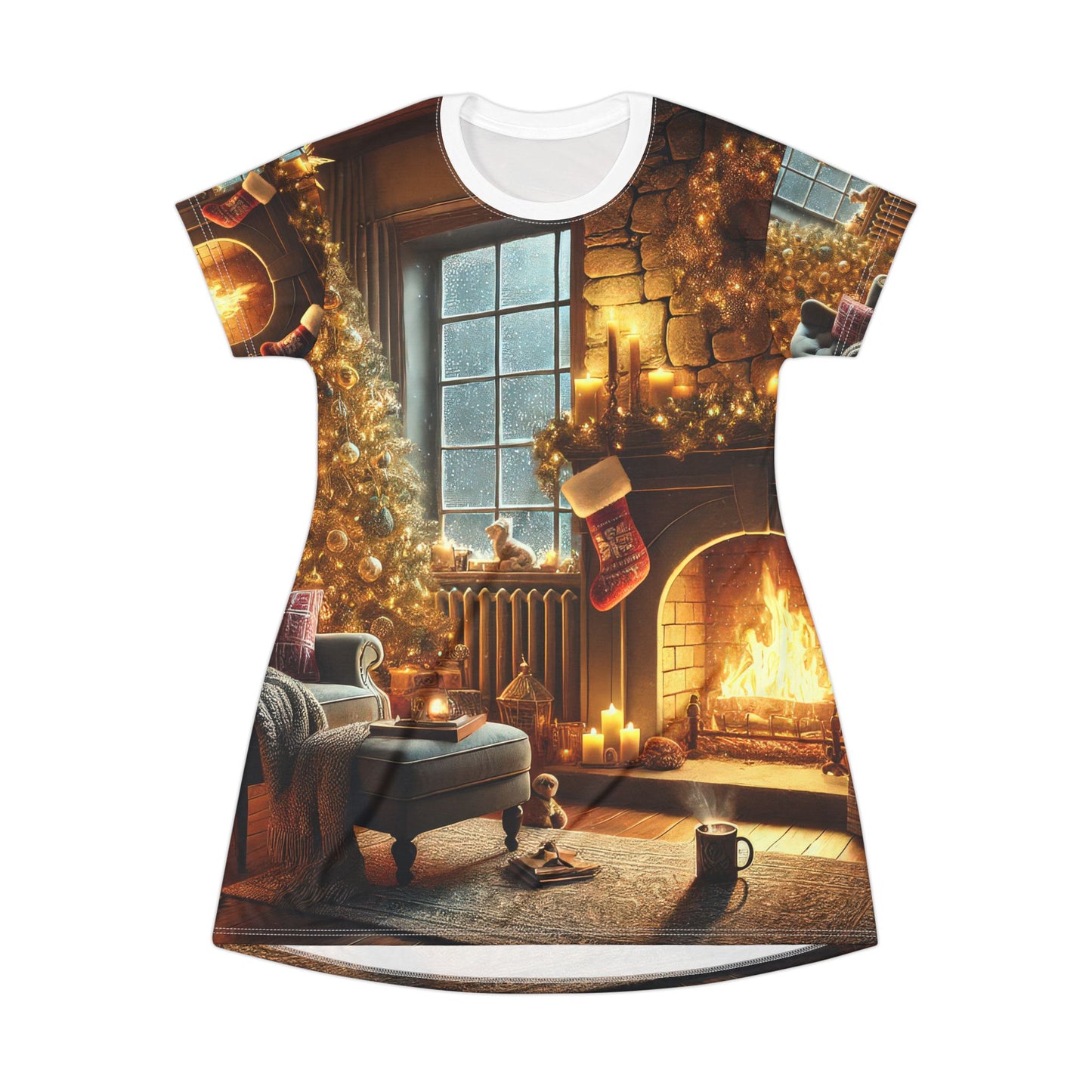T-Shirt Dress (AOP)