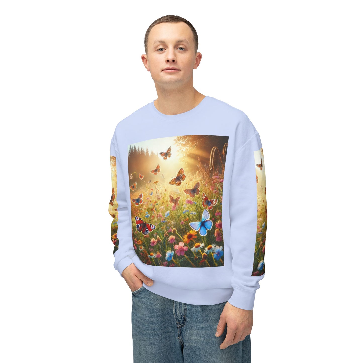 Unisex Lightweight Crewneck Sweatshirt