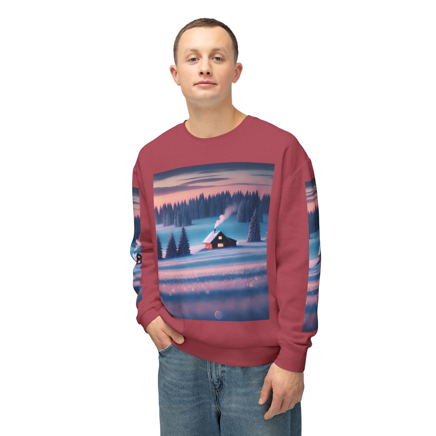 Unisex Lightweight Crewneck Sweatshirt