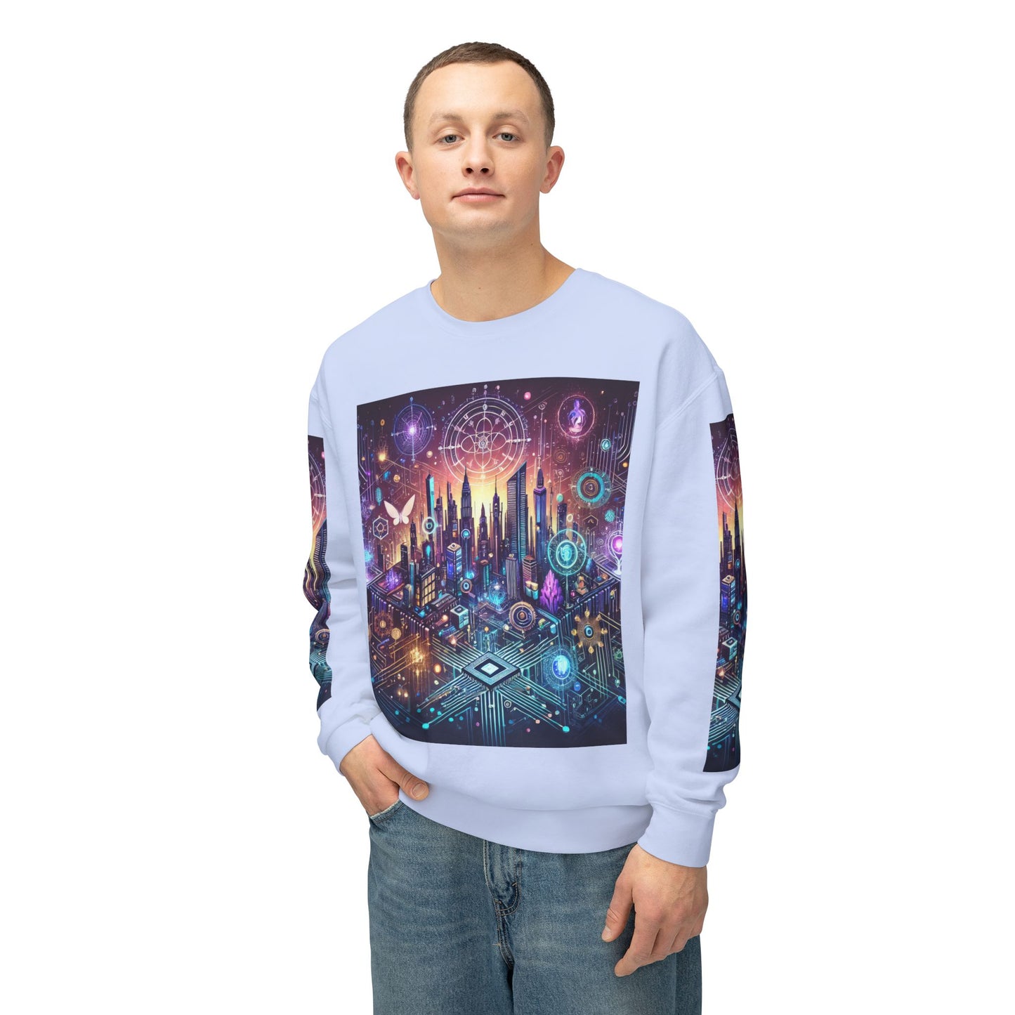 Unisex Lightweight Crewneck Sweatshirt