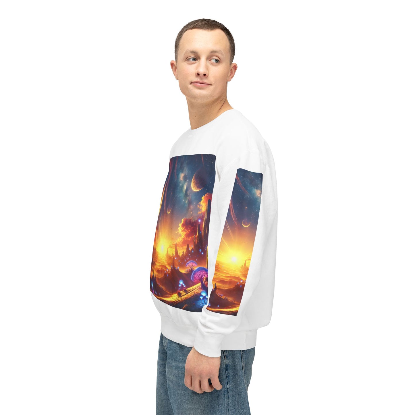 Unisex Lightweight Crewneck Sweatshirt