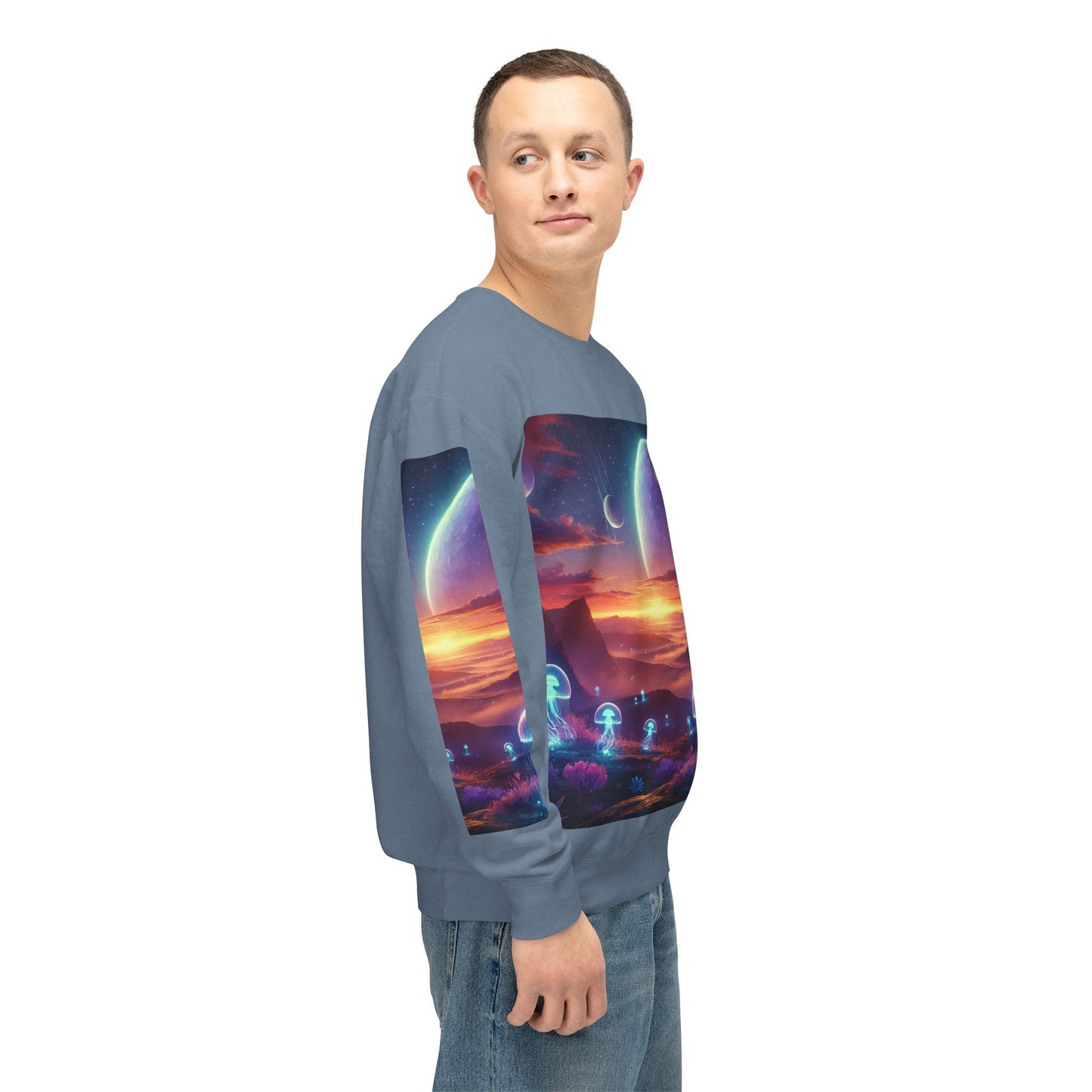 Unisex Lightweight Crewneck Sweatshirt