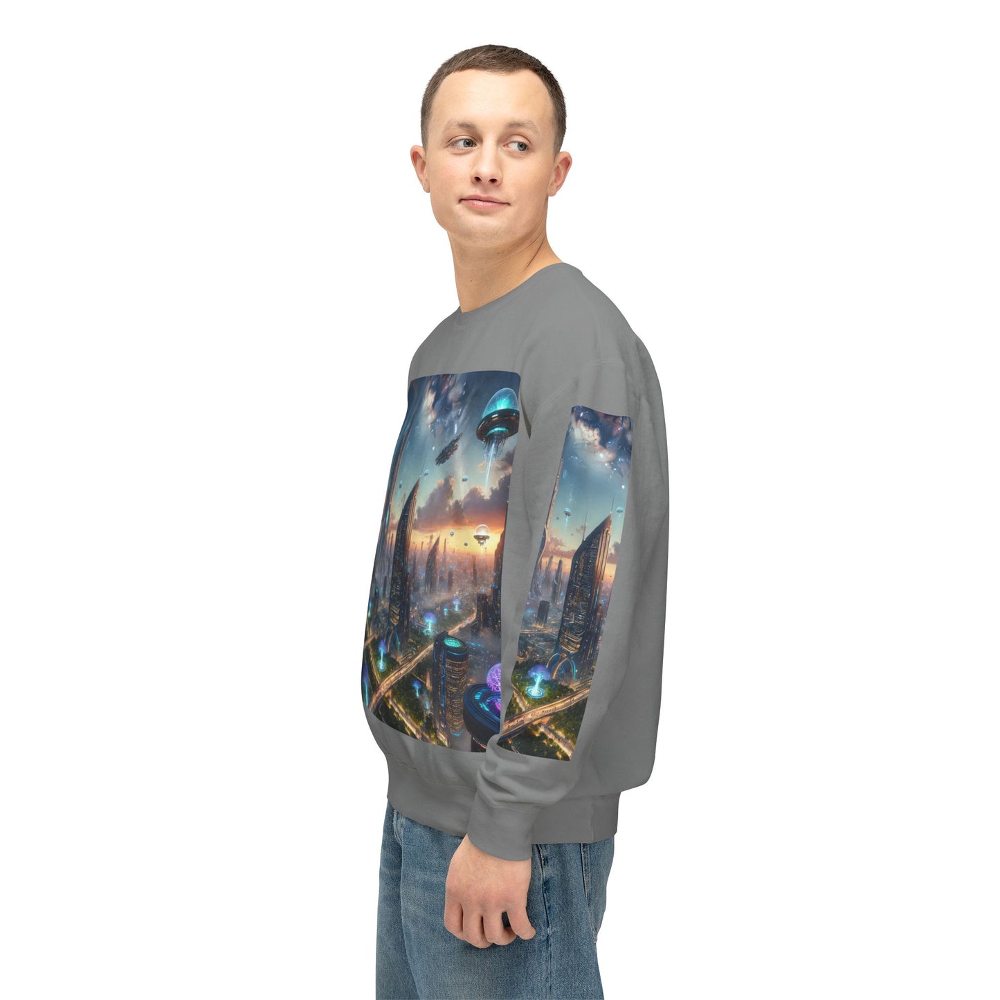 Unisex Lightweight Crewneck Sweatshirt