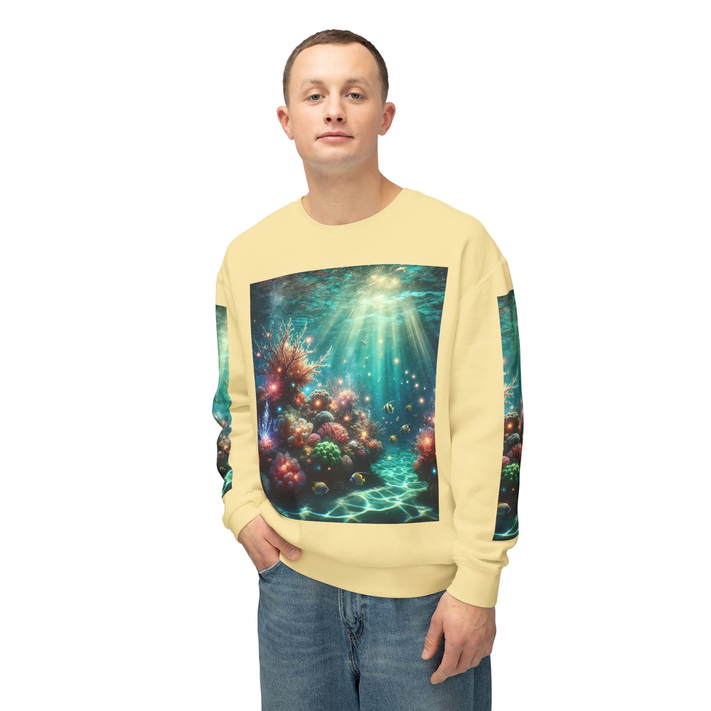 Unisex Lightweight Crewneck Sweatshirt