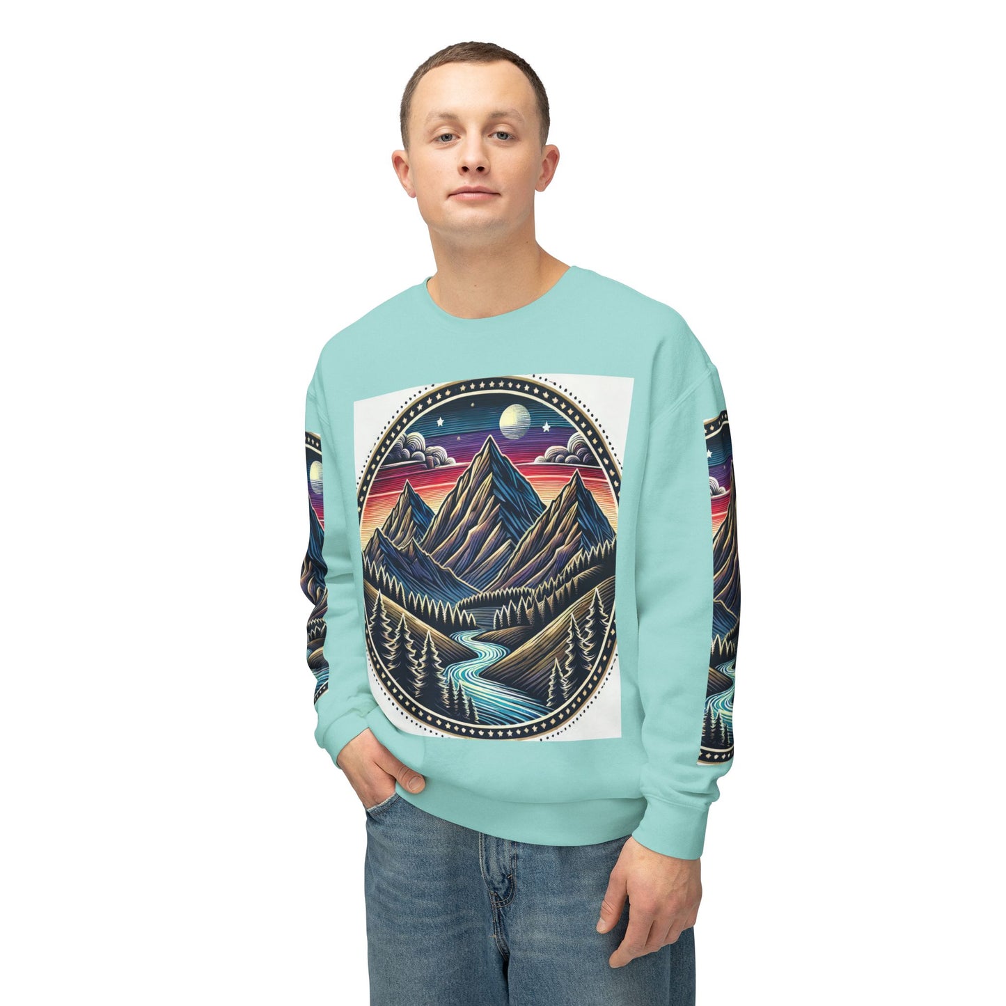 Unisex Lightweight Crewneck Sweatshirt