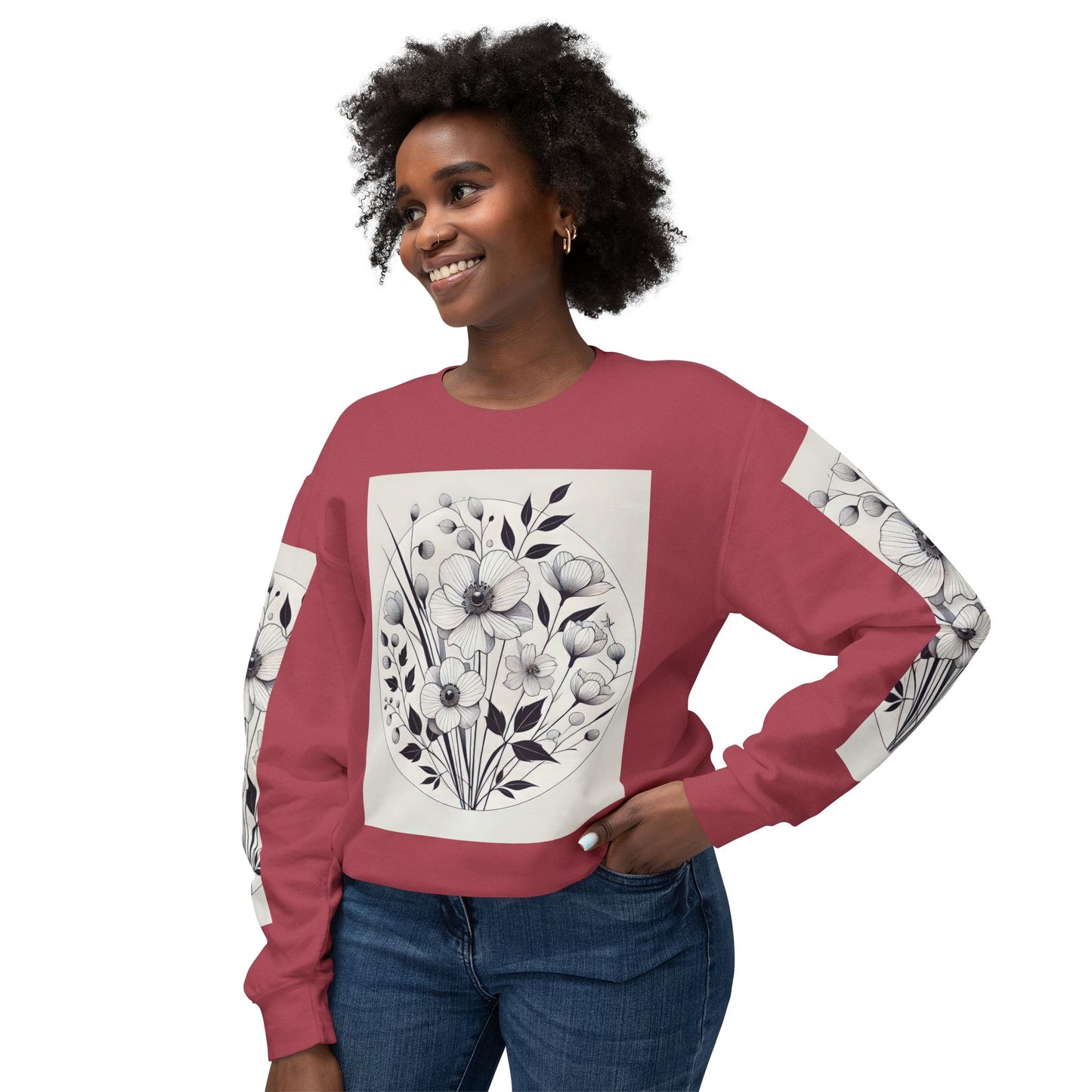 Unisex Lightweight Crewneck Sweatshirt