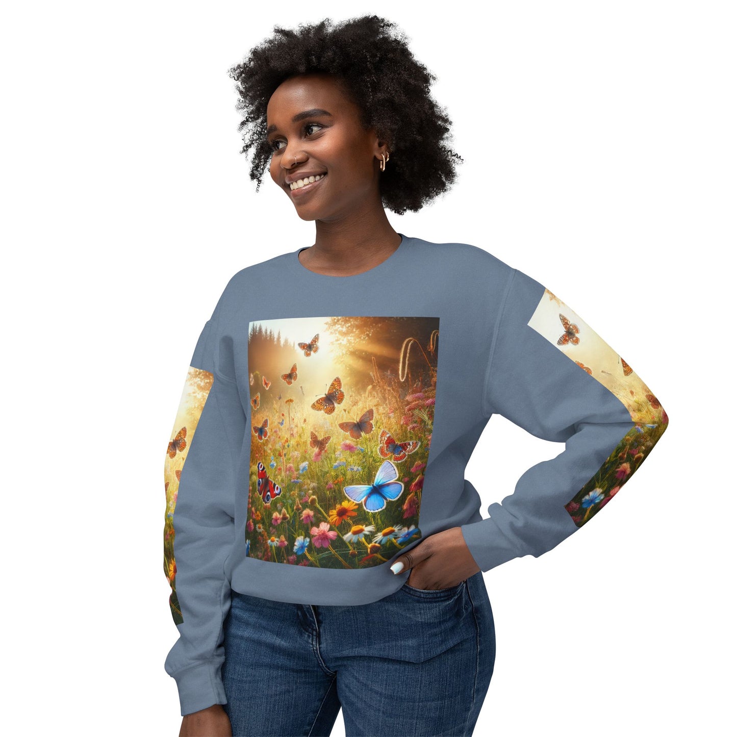 Unisex Lightweight Crewneck Sweatshirt