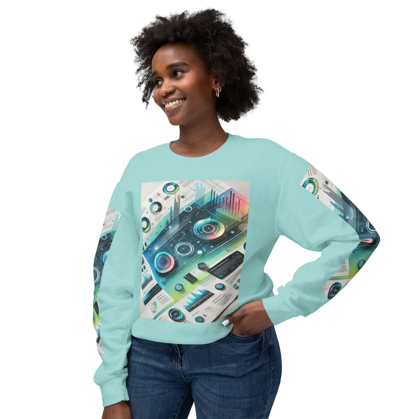 Unisex Lightweight Crewneck Sweatshirt