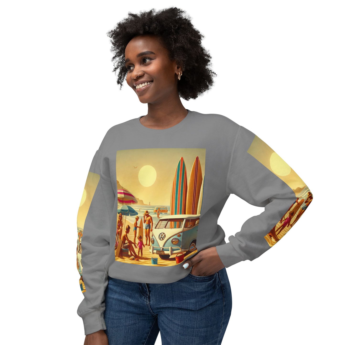 Unisex Lightweight Crewneck Sweatshirt