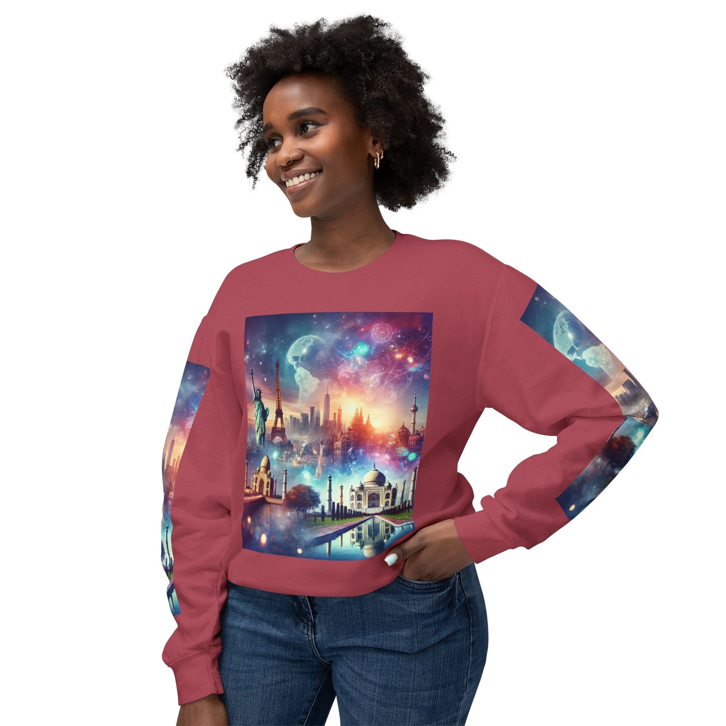 Unisex Lightweight Crewneck Sweatshirt