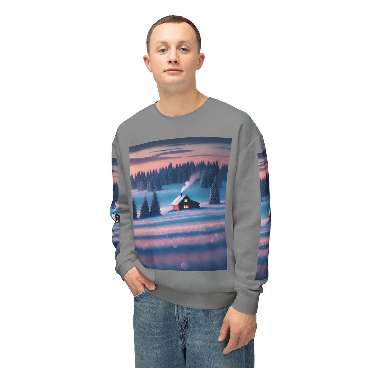 Unisex Lightweight Crewneck Sweatshirt