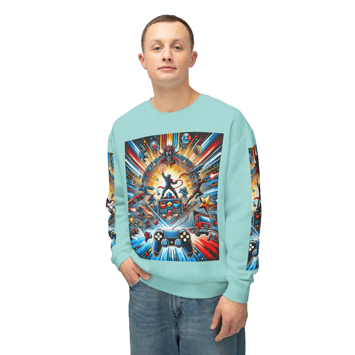 Unisex Lightweight Crewneck Sweatshirt