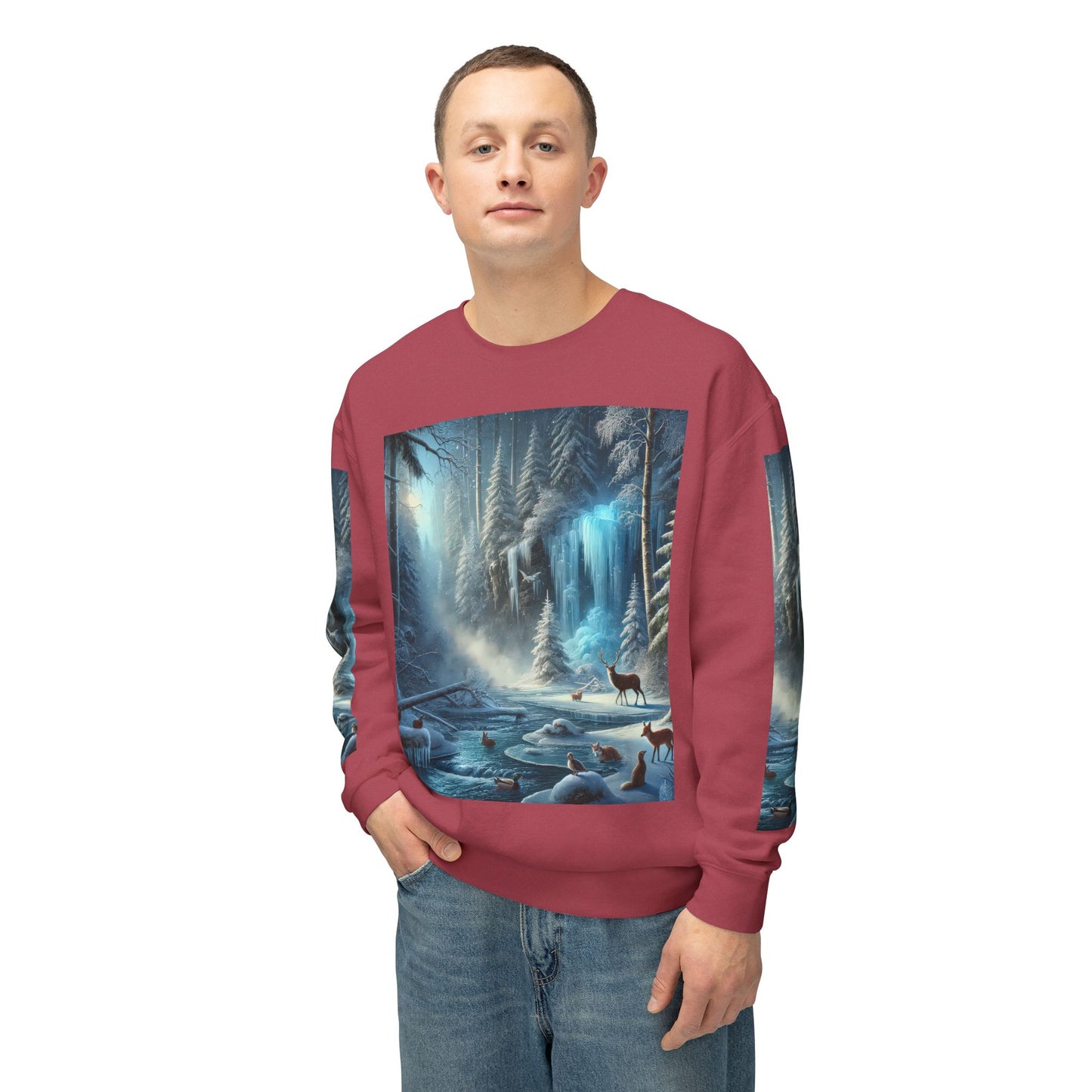 Unisex Lightweight Crewneck Sweatshirt