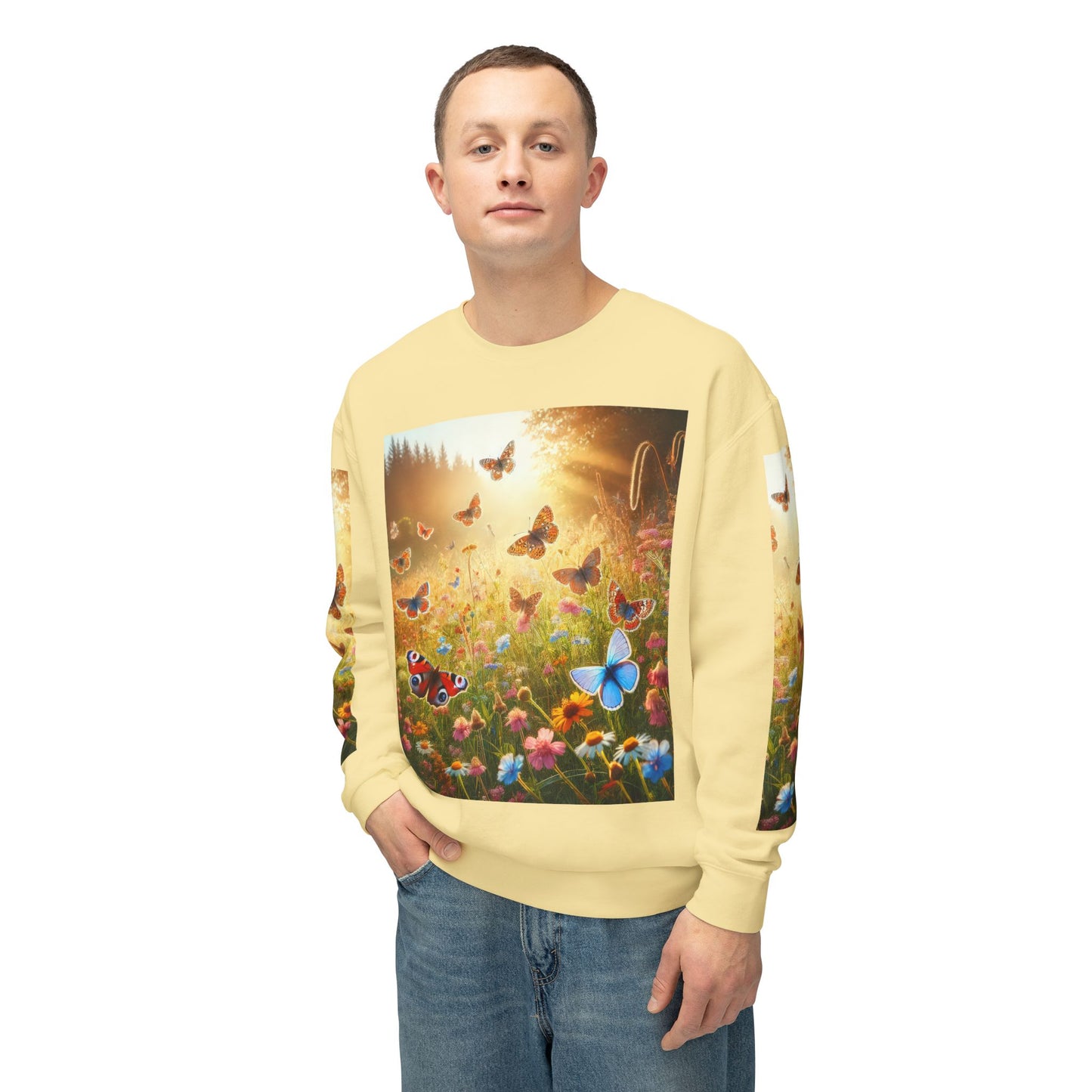 Unisex Lightweight Crewneck Sweatshirt