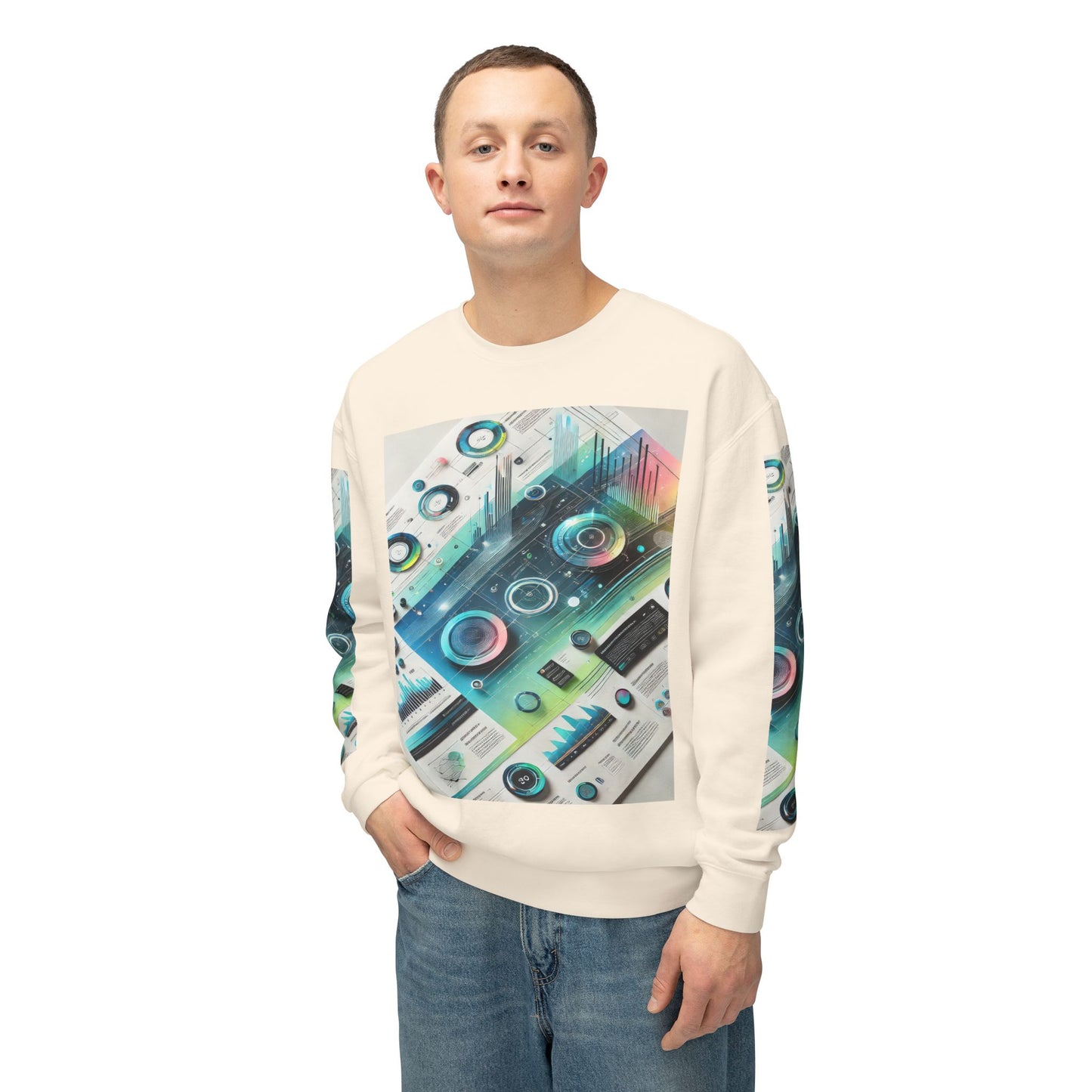 Unisex Lightweight Crewneck Sweatshirt