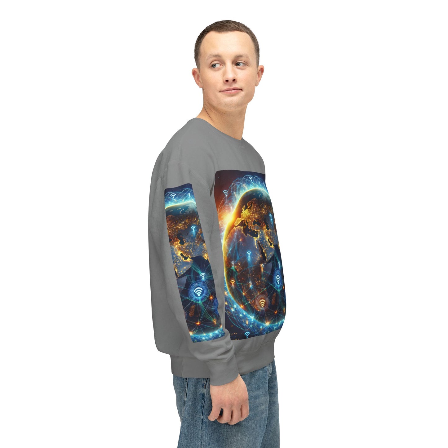 Unisex Lightweight Crewneck Sweatshirt