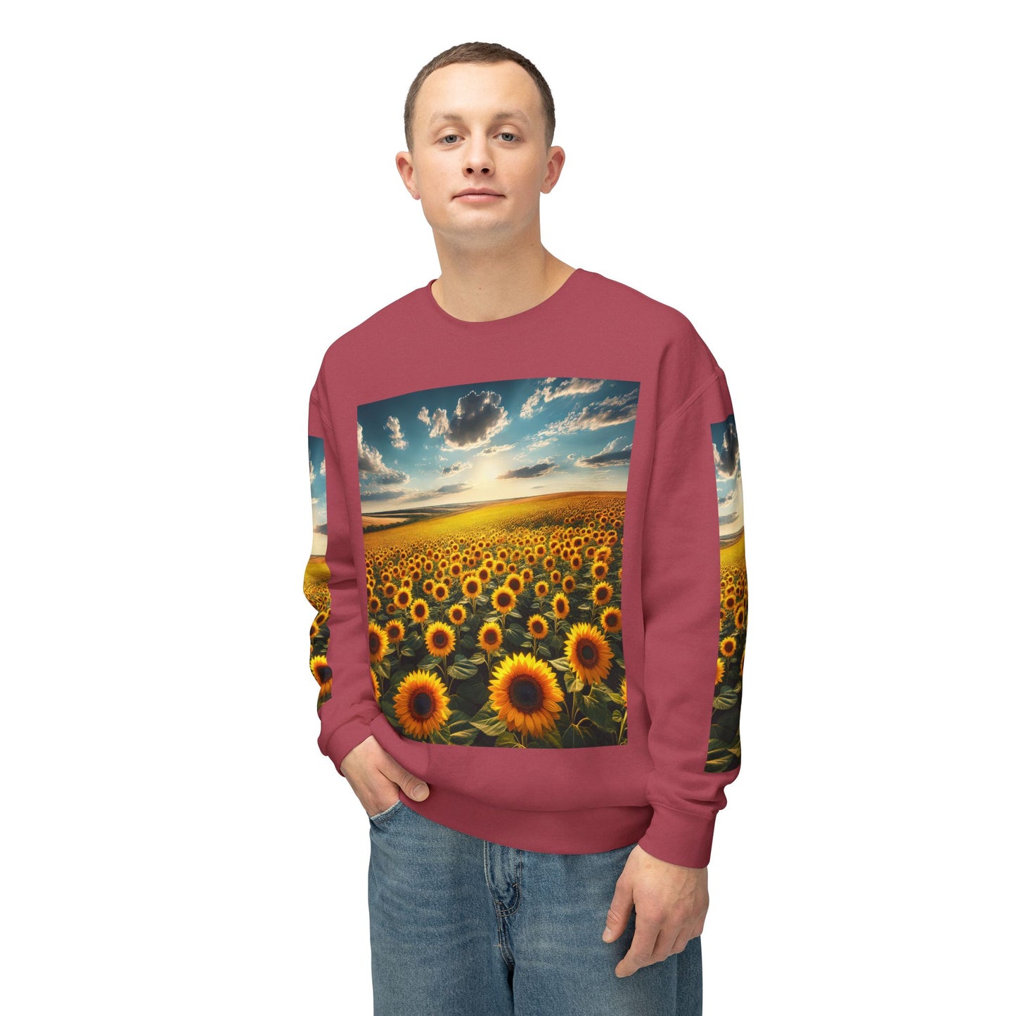 Unisex Lightweight Crewneck Sweatshirt