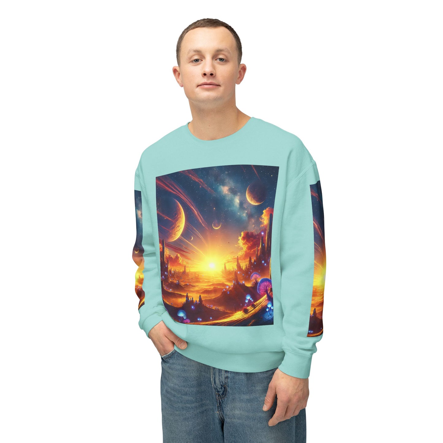 Unisex Lightweight Crewneck Sweatshirt