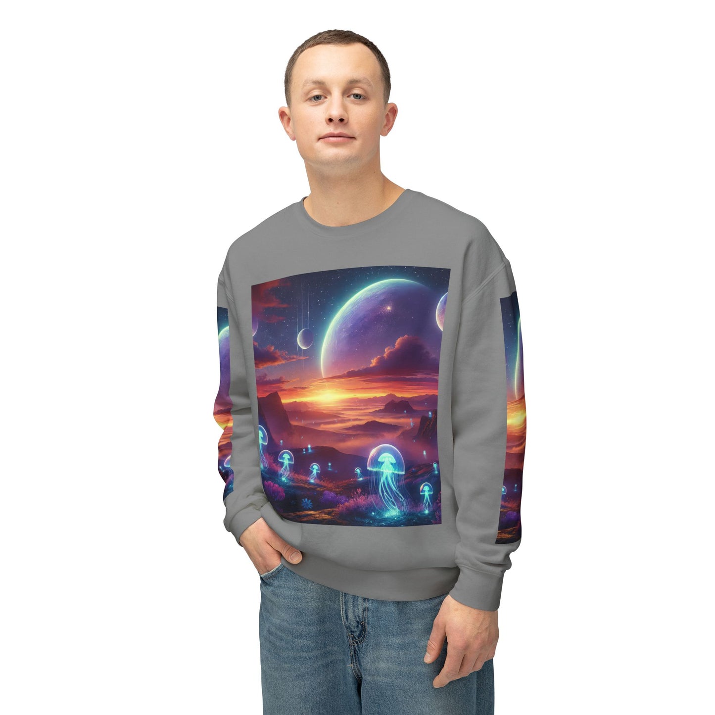 Unisex Lightweight Crewneck Sweatshirt