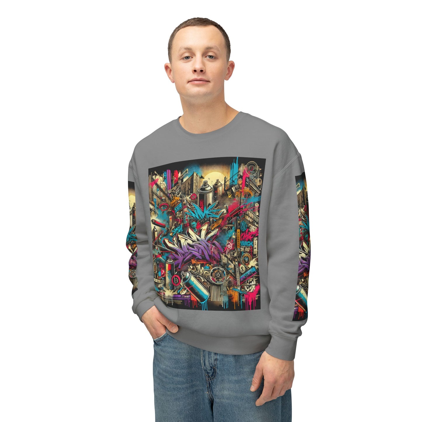 Unisex Lightweight Crewneck Sweatshirt