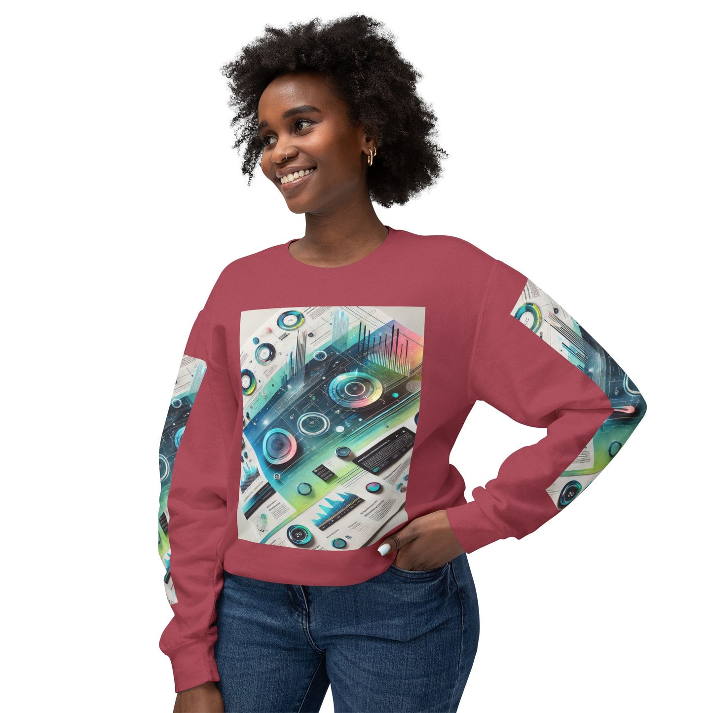 Unisex Lightweight Crewneck Sweatshirt