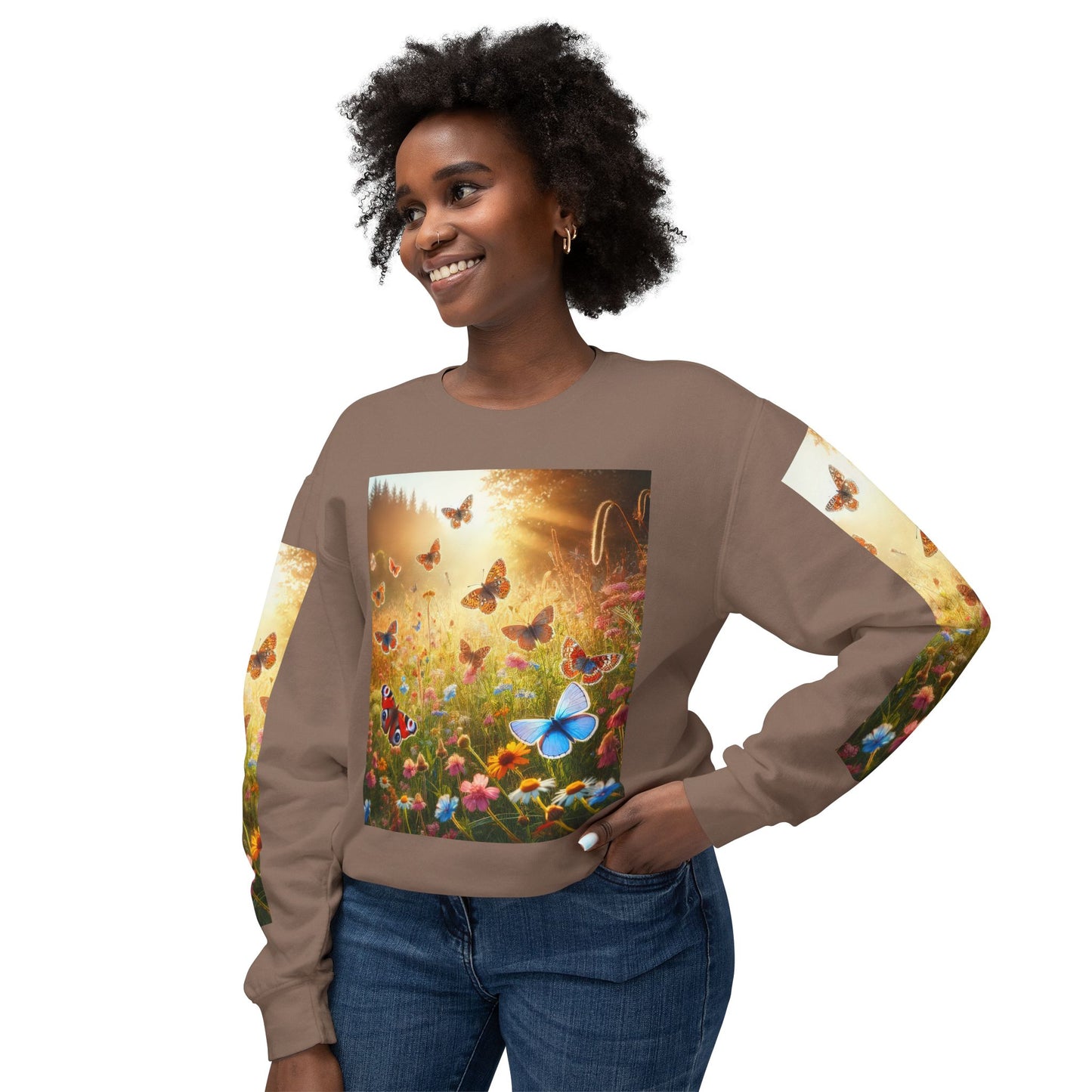 Unisex Lightweight Crewneck Sweatshirt