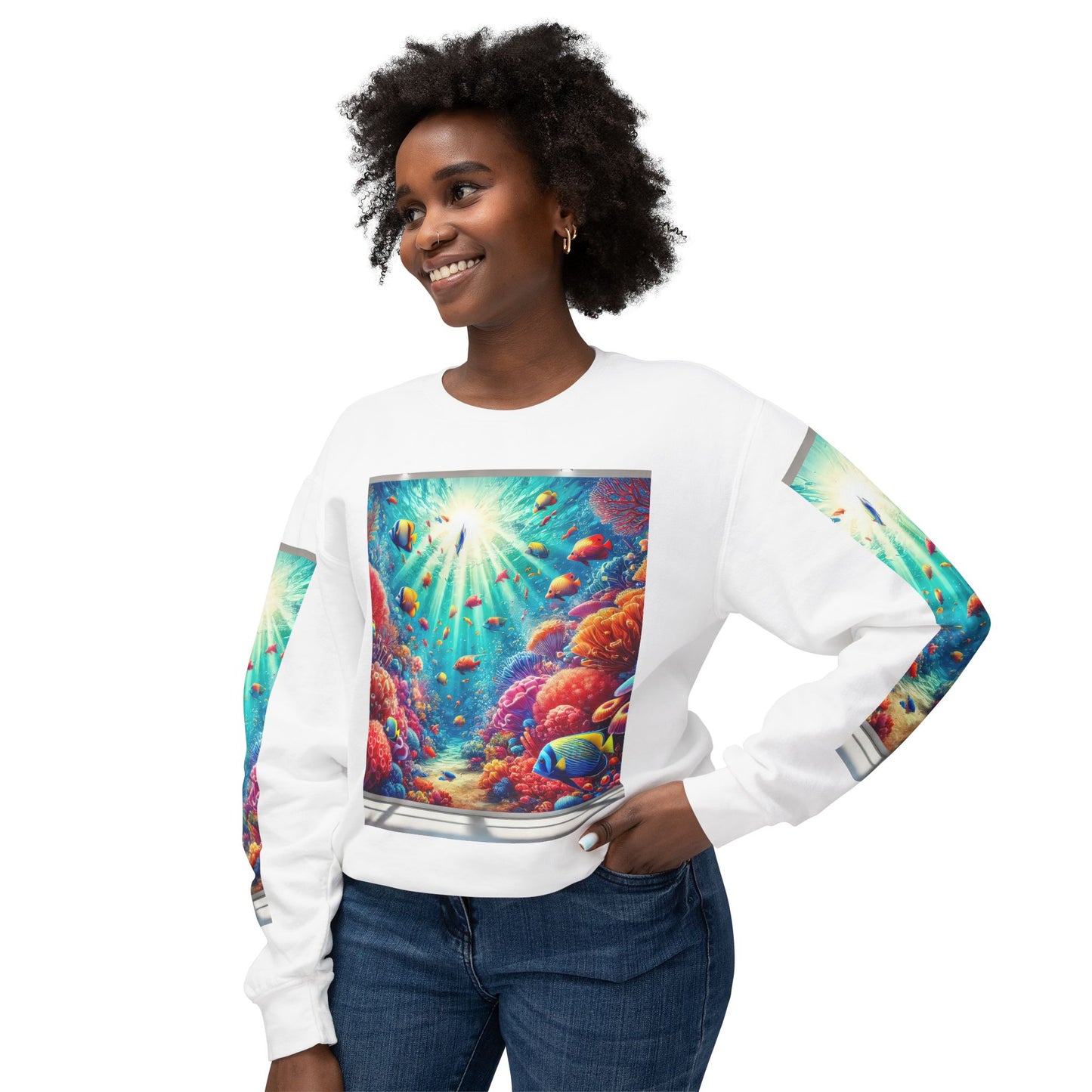 Unisex Lightweight Crewneck Sweatshirt