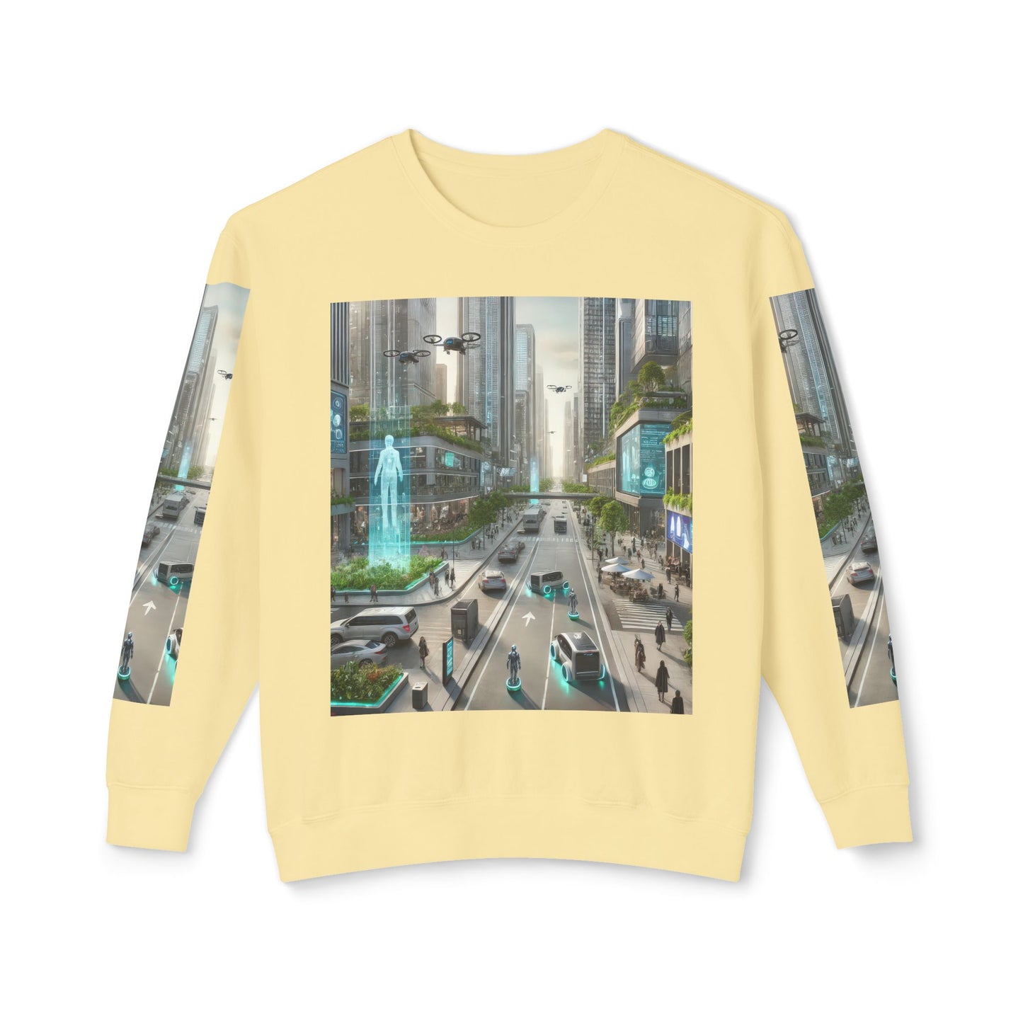 Unisex Lightweight Crewneck Sweatshirt